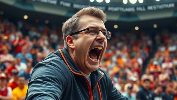 Dabo Swinney energetically coaching during a game.