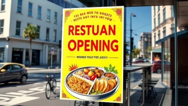 Dosa House opening soon sign on a storefront window in Ridgewood.