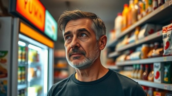 Kim's Convenience immigrant experience depicted with thoughtful man in store.