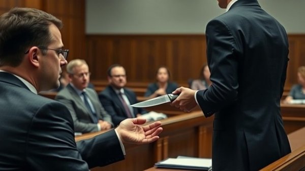 Courtroom scene with evidence presentation in Caneiro quadruple murder trial.