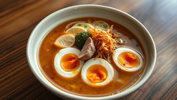 Delicious ramen at Tenmomi permanent location in Rutherford.