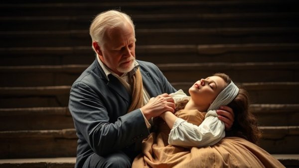 New Jersey arts reviews: Intense theater scene of an emotional performance.