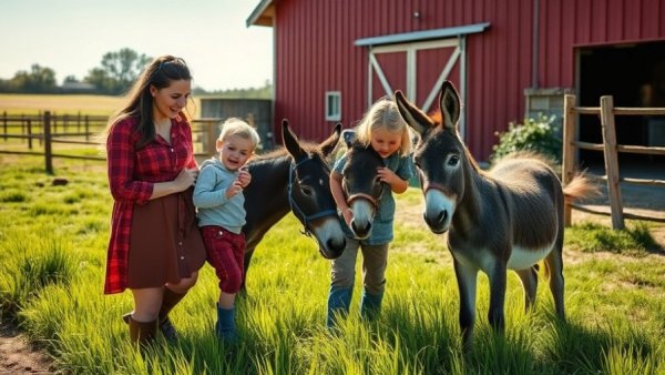 Families enjoy farm visit in New Jersey events.