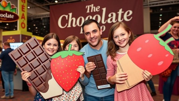 Family enjoying The Chocolate Expo in NJ, perfect for kids.