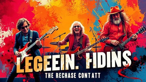 John Fogerty Steve Winwood concert tour poster with colorful design.