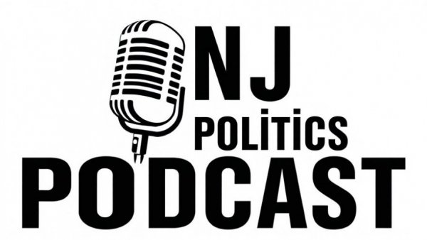 Matt Rooney podcast NJ politics stylized logo of microphone