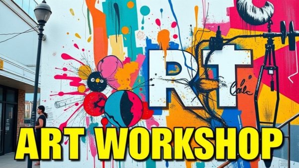 New Jersey events art workshop poster.