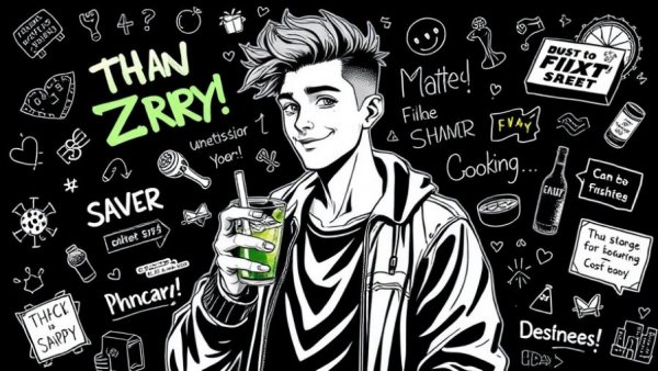 Springsteen MacGowan tribute album art featuring a young man with doodles.