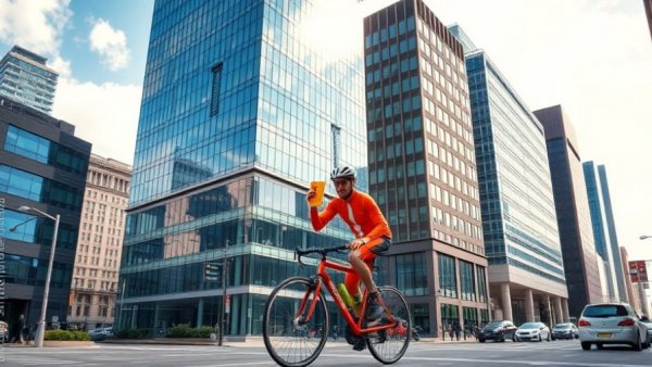 Modern glass building in Fort Lee, symbolizing luxury living.