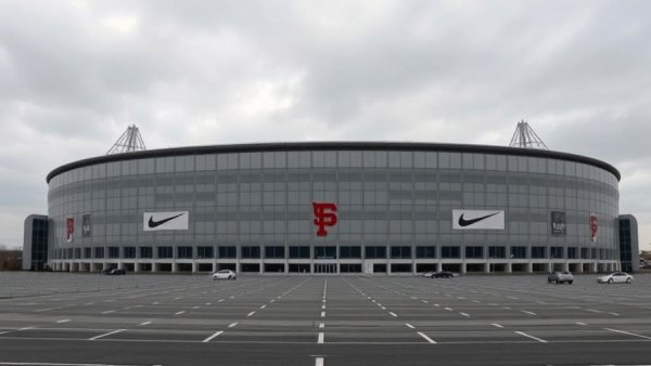 MetLife Stadium in NJ under cloudy skies, FIFA World Cup Fan Festivals NJ location.