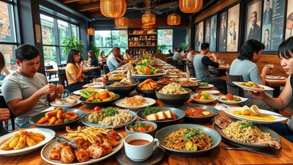 Glassboro Restaurant Week showcasing delicious diverse dishes.