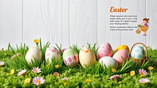New Jersey Easter Egg Hunt event flyer with colorful eggs and details.