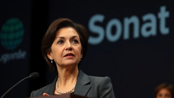 Distinguished female speaker discussing WNBA new CBA negotiations.