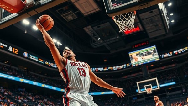 Basketball player layup, capturing intense action, SEC's bloated bubble.