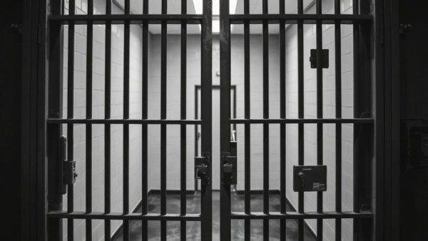 Jail cell door representing detention facility in New Jersey lawsuit