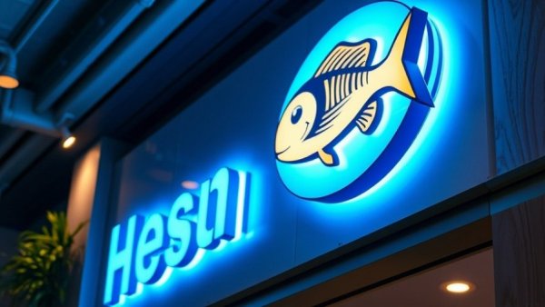 Luminous restaurant sign in New Jersey highlighting new openings.