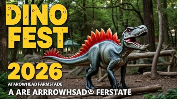Dino Fest 2026 at Arrowhead Farmstead
