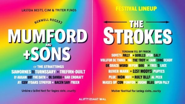 2026 Sea.Hear.Now festival headliners poster with vibrant design.