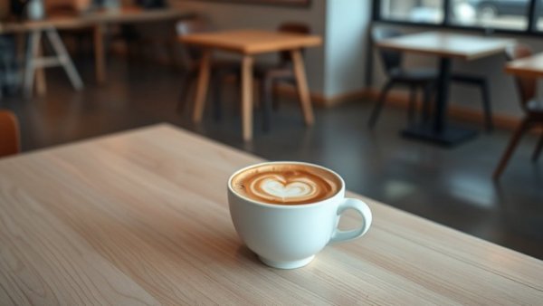 Coffee cup in warm New Jersey cafe, representing restaurant openings.
