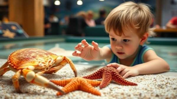 Explore interactive aquariums: Things to do in NJ with kids.