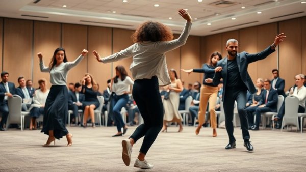 Contemporary dancers at Stockton Arts and Culture Summit performing for audience.