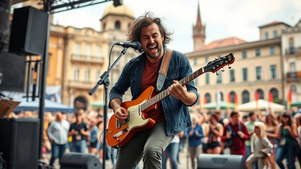 Bruce Springsteen news: live performance on outdoor stage.