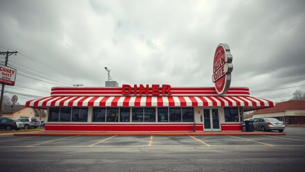 Classic New Jersey diner with retro signage under a blue sky.