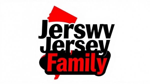 Stylish New Jersey Family logo with bold design