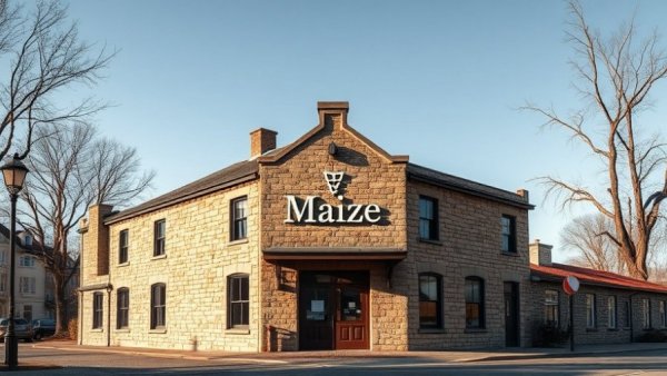 Maize Cocina & Cocktails stone building exterior view