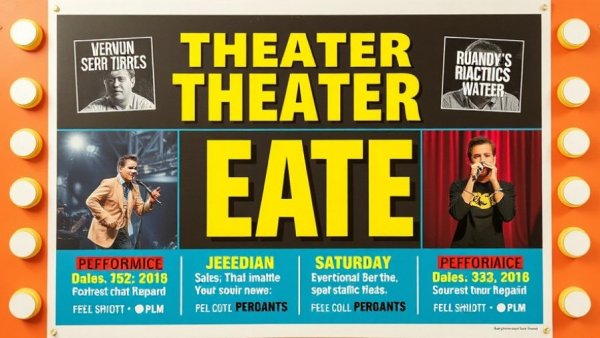 George Street Playhouse theater poster with show lineup.