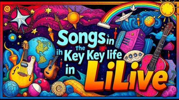 Remember Jones Songs in the Key of Life tribute illustration with vibrant music symbols.
