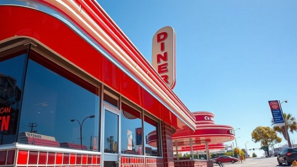 Iconic New Jersey diner with retro design and glass facade.