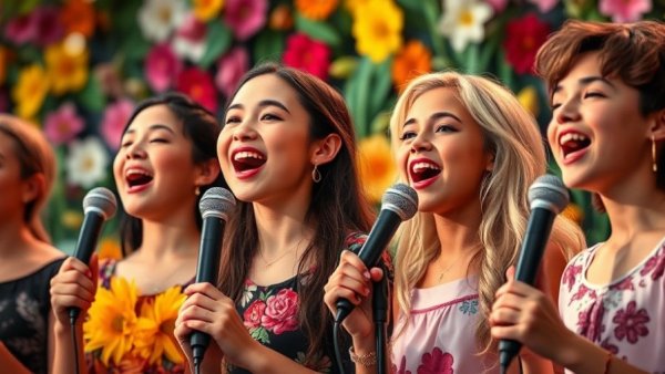 New Jersey arts news featuring young performers singing.