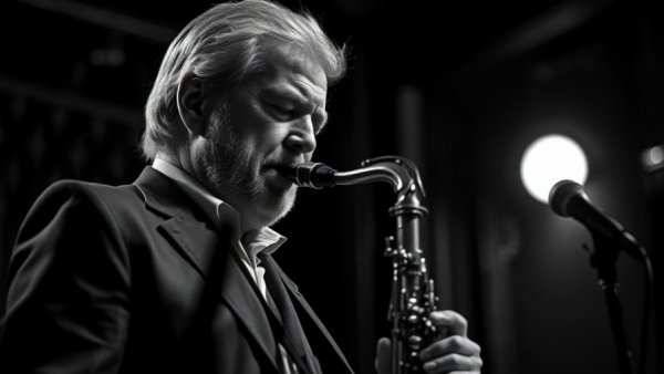 Experienced jazz saxophonist performing at New Jersey jazz event.
