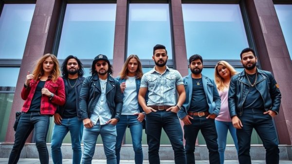 New Jersey Stage concert event featuring band members posing.