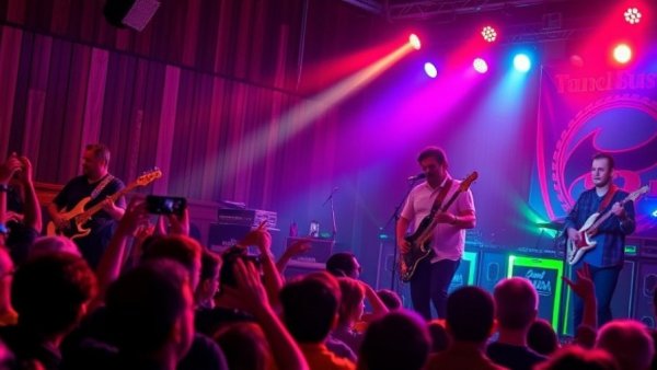 Hazy Cosmic Jive concert with musicians performing on stage