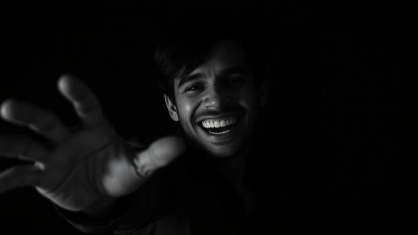 Dramatic black and white image of expressive person at New Jersey International Film Festival 2026