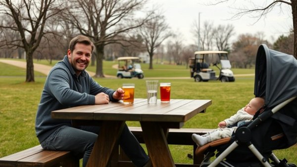 Happy family enjoying a picnic outdoors in New Jersey.