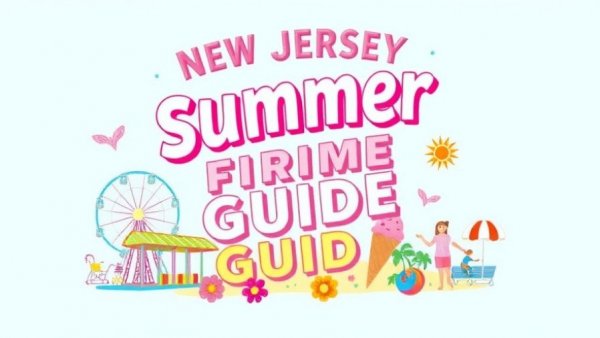 NJ family activities summer guide illustration.