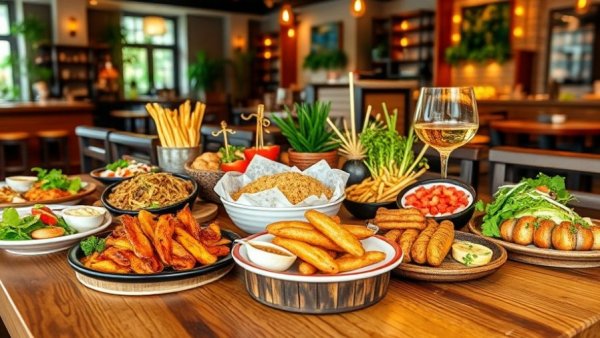 Vibrant gourmet dishes at a new NJ restaurant opening.