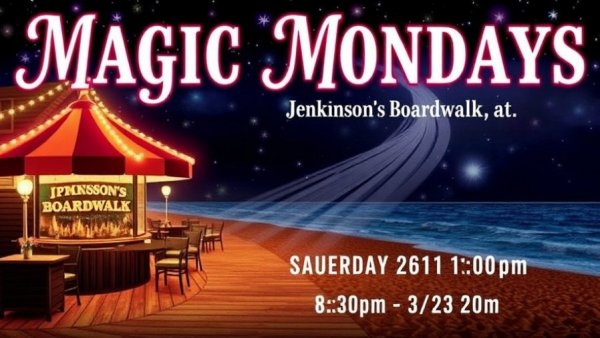 Magic Mondays at Jenkinson's Boardwalk