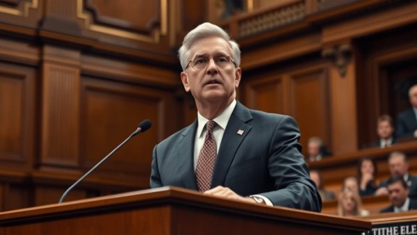Tom Kean Jr. speaks at Congress podium.
