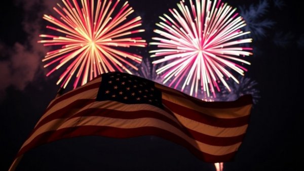 New Jersey events July 4th weekend fireworks and American flag