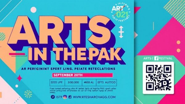 Flyer for Highland Park Arts in the Park Street Fair event details.