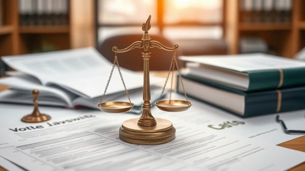 New Jersey voting lawsuit documents concept