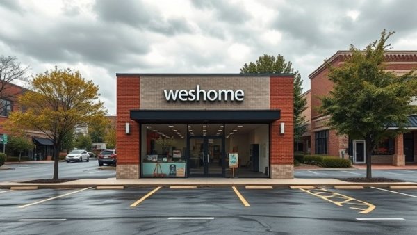 Exterior view of At Home Princeton store before closing.