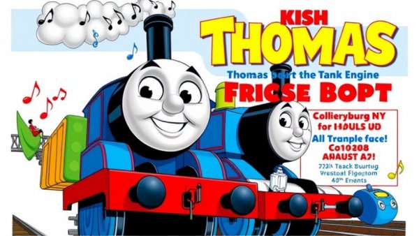 Day Out with Thomas New Jersey event poster with colorful Thomas image.