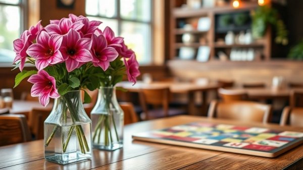 Elegant table setting in a Bergen County restaurant