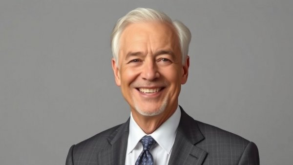 Johnson & Johnson Innovative Medicine leadership portrait of an older man smiling.