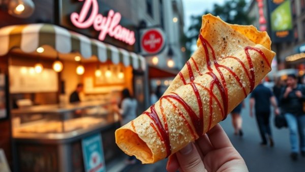 NJ dessert spot crepe with berries at Chocolate House.